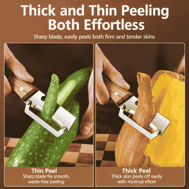 A kitchen-specific multi-functional peeler, a household mini two-in-one thickening tool for peeling sugarcane and pumpkin