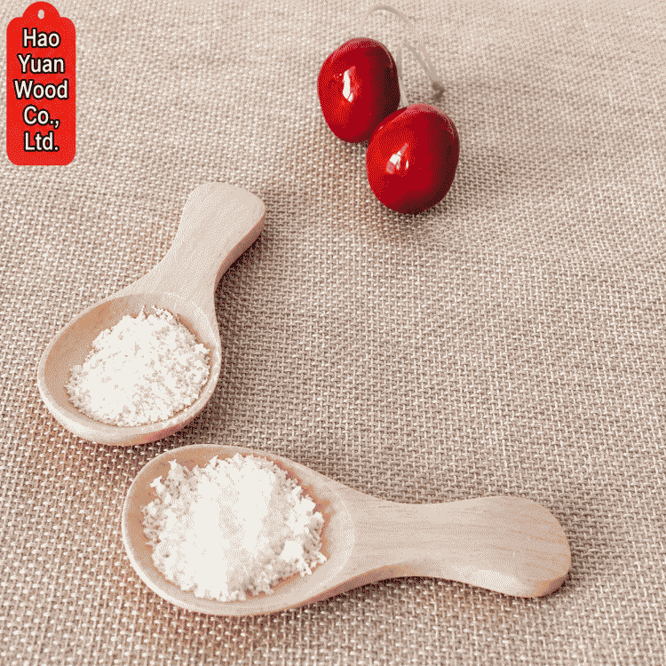 Cute baby wooden spoon, Japanese style, small and simple, pure color, lotus wood, children's spoon, milk powder small spoon