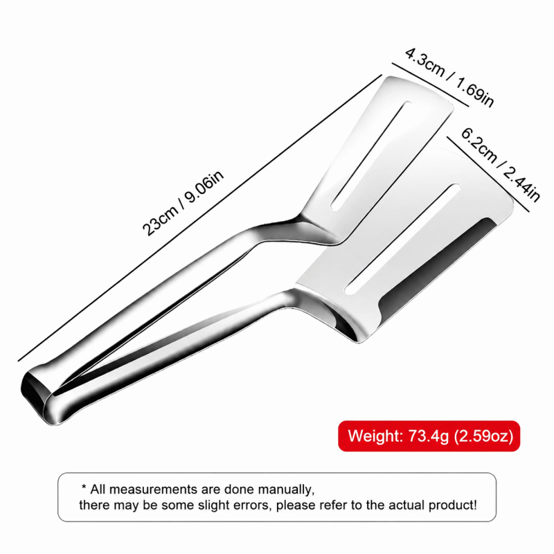 Stainless steel food tongs for kitchen barbecue, grilling, frying steaks, household use, heat-resistant, suitable for bread