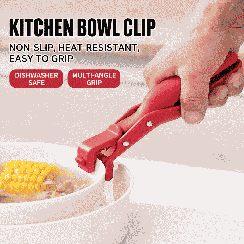 Kitchen three-in-one anti-scald clamp, anti-scald wonder, silicone high-temperature resistant clamp for taking bowls and plates, anti-scald and anti-slip clamp