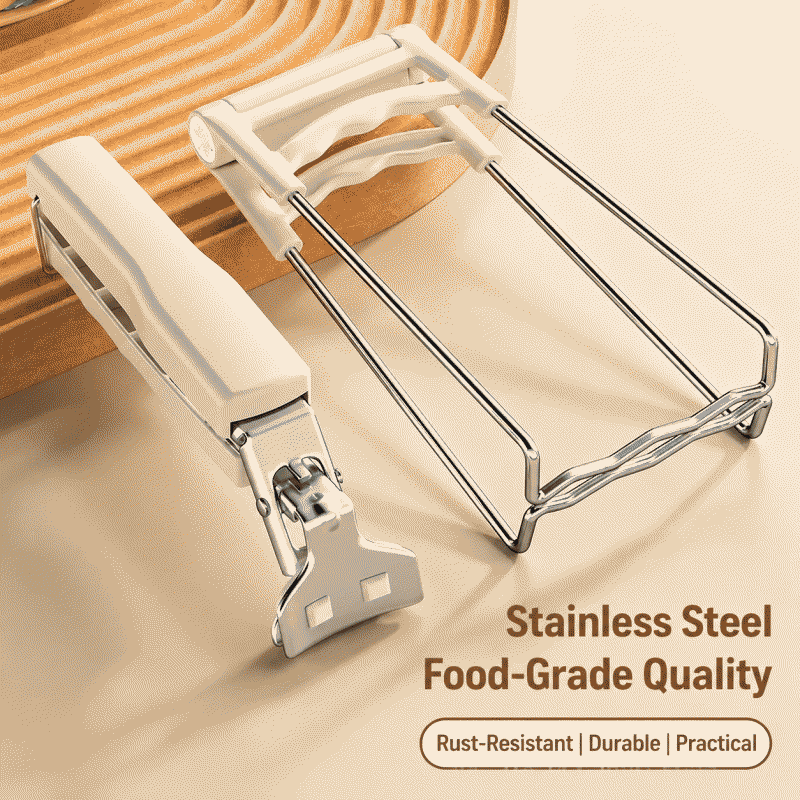 Non-slip and heat-resistant bowl clamp, casserole dish holder, kitchen plate lifter, dish clamp, bowl clamp, household pliers, steaming vegetable clip, and glove