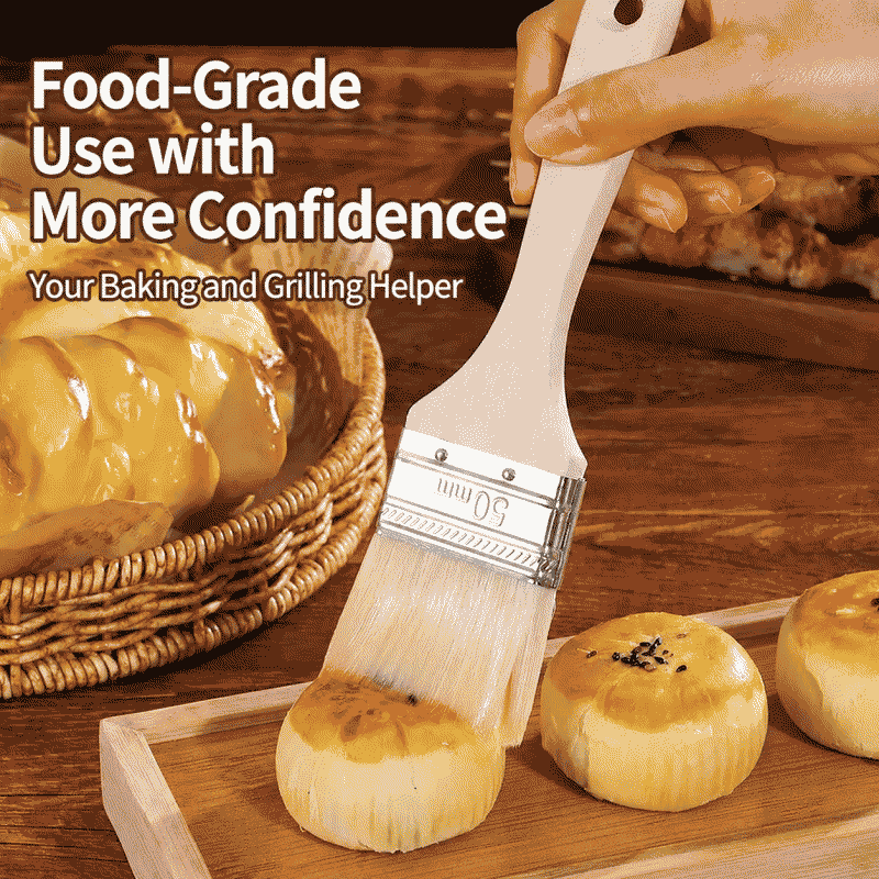 Brush, barbecue oil brush, kitchen pancake, oil and sauce, supplies and tools, household baking, high-temperature resistant, small