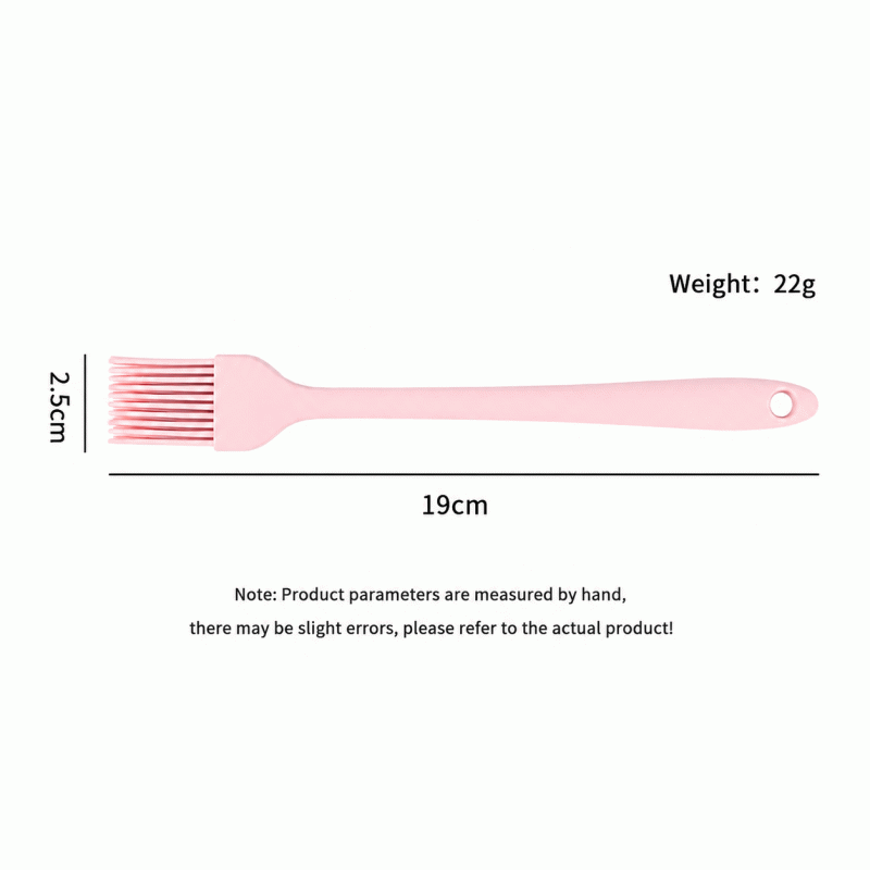 Silicone integrated small oil brush, barbecue brush, household non-shedding baking brush, pancake oil brush