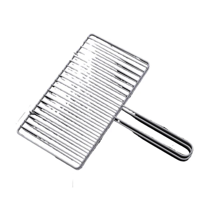 304 stainless steel fish tongs, barbecue grill mesh, leek and vegetable grills, outdoor barbecue grilling mesh