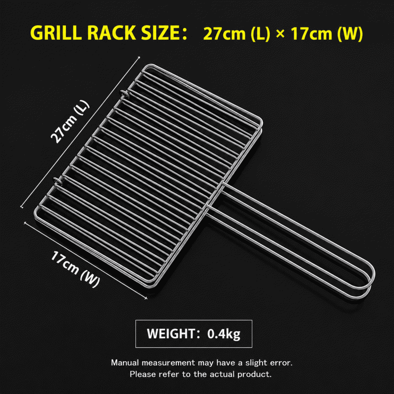 304 stainless steel fish tongs, barbecue grill mesh, leek and vegetable grills, outdoor barbecue grilling mesh