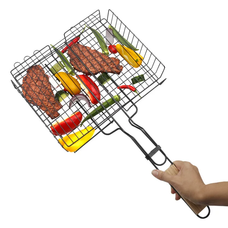 Barbecue utensils: fish tongs, barbecue grills, food tongs, multi-purpose barbecue tongs, plate nets, stainless steel fish tongs, outdoor