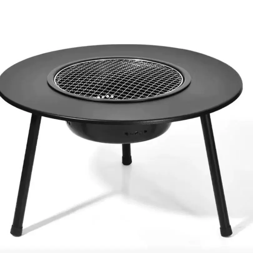 A complete set of household utensils for roasting tea by the fire, outdoor portable picnic and camping, courtyard indoor barbecue grill and stove