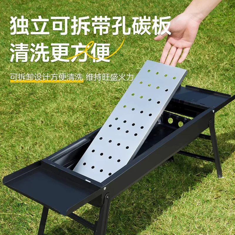 新款烧烤炉烧烤户外便携折叠烧烤烤炉烧烤架大号烧烤架家用户外