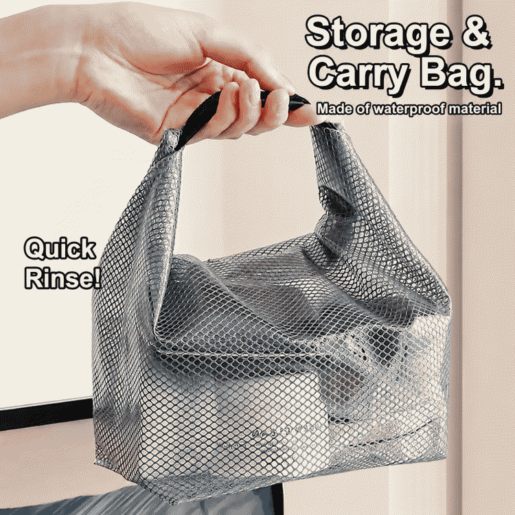 Waterproof storage bag, multi-functional swimming and fitness thickened toiletries bag, makeup bag, multi-purpose travel hand-held storage bag