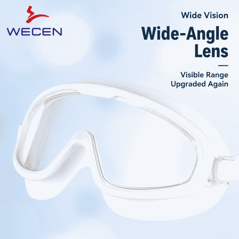 Adult swimming goggles, large frame, waterproof, anti-fog, high-definition, swimming glasses, swimming equipment, for men and women, diving swimming goggles