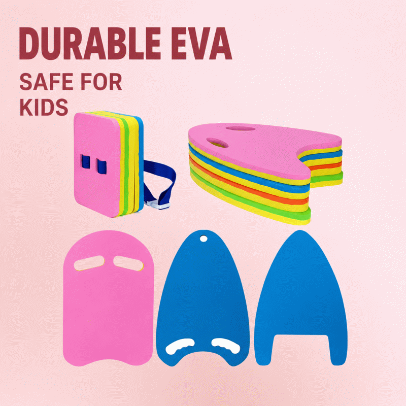 EVA swimming kickboard set, foam float board for adults and children, back float foam board, children's equipment