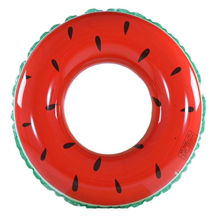 Wholesale of new thickened underarm inflatable swimming rings for men and women, children's inflatable watermelon swimming rings and fruit swimming rings