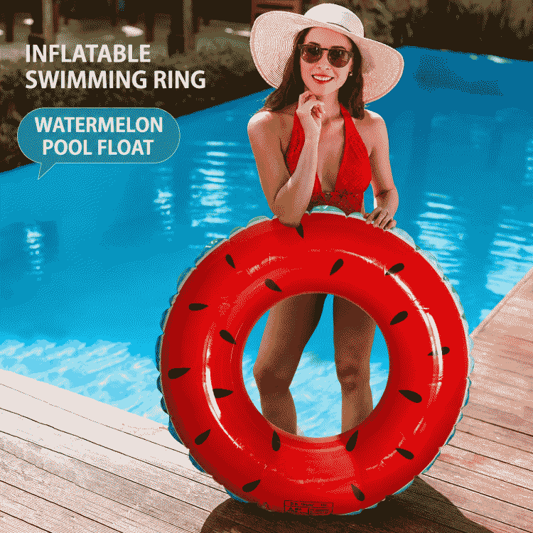 New thickened underarm inflatable swimming rings for men and women, children's inflatable watermelon-shaped swimming rings, fruit-shaped swimming rings