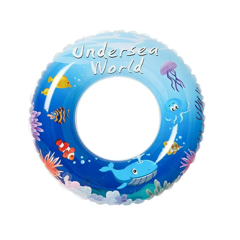 Swimming rings for 3 to 6 years old, 2026 new high appearance level adult cartoon cute children swimming rings, water park products