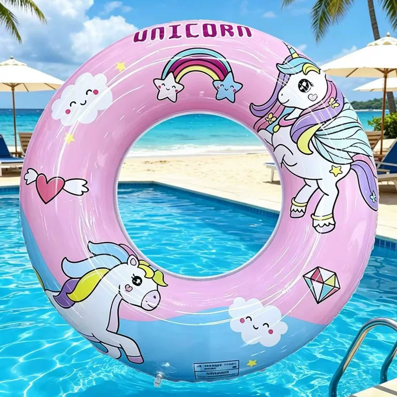 Swimming rings for 3 to 6 years old, 2026 new high appearance level adult cartoon cute children swimming rings, water park products