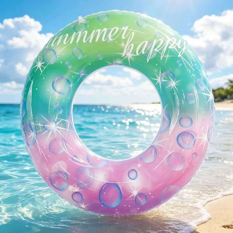 Swimming rings for 3 to 6 years old, 2026 new high appearance level adult cartoon cute children swimming rings, water park products