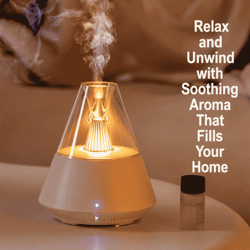 New product: Portable aroma diffuser with ambient light, simple usb plug-in bedroom humidifier