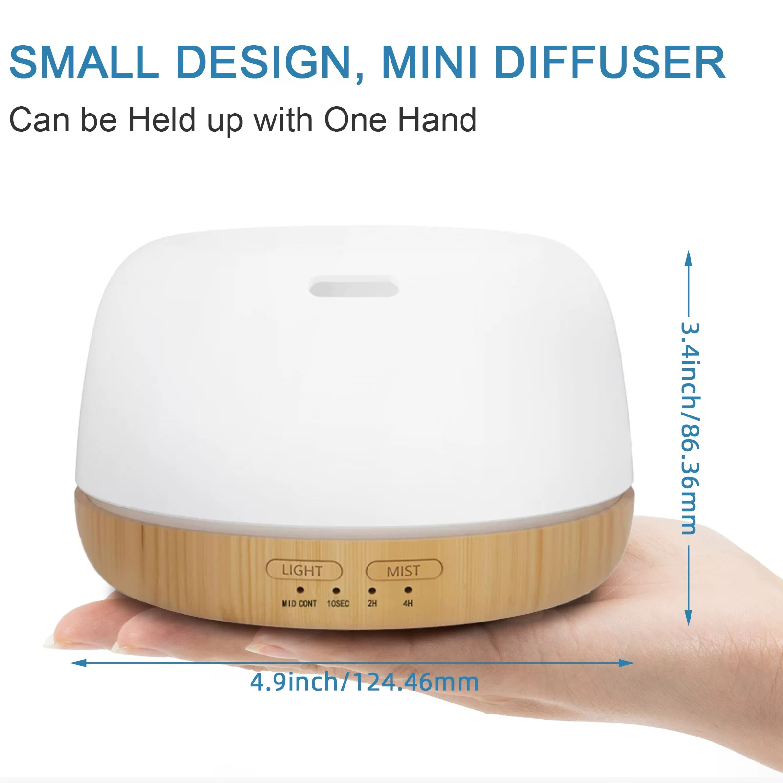 Amazon's best-selling essential oil diffuser, 300ml small household humidifier, USB seven-color ambient light aroma diffuser