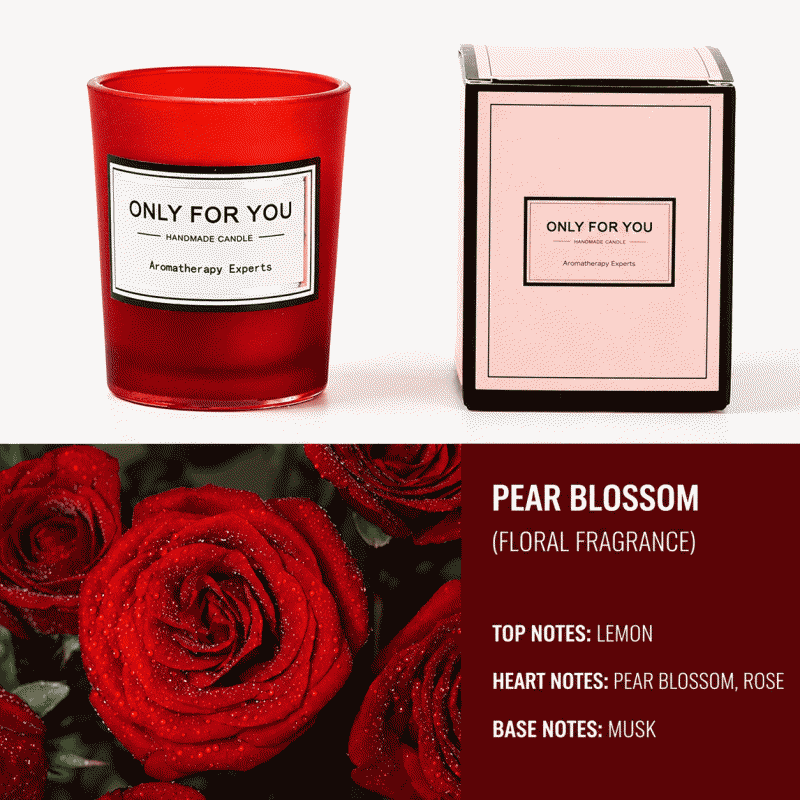 Scented candle atmosphere, ins, niche romantic mood, sleep aid, high-end fragrance gift box, birthday present