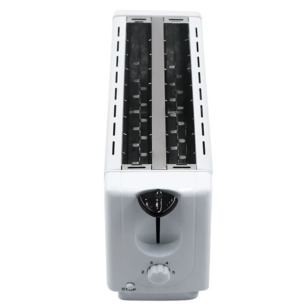A popular European cross-border household toaster with a large capacity of 4 slices for breakfast and toasted bread slices