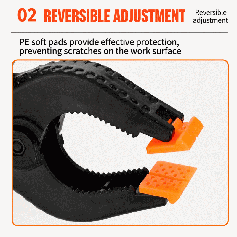 Woodworker's A-frame clamp, plastic photography background cloth clamp, spring clamp, fish head clamp, multi-purpose fixed clamp