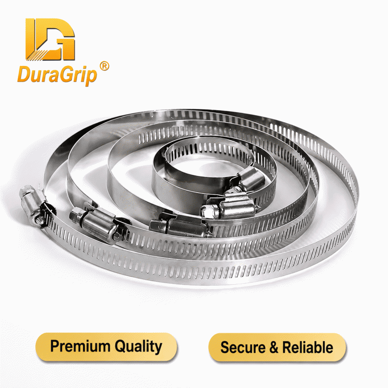 201 stainless steel American-style hose clamp, 304 clamp, hoop, pipe clamp, gas range hood with handle