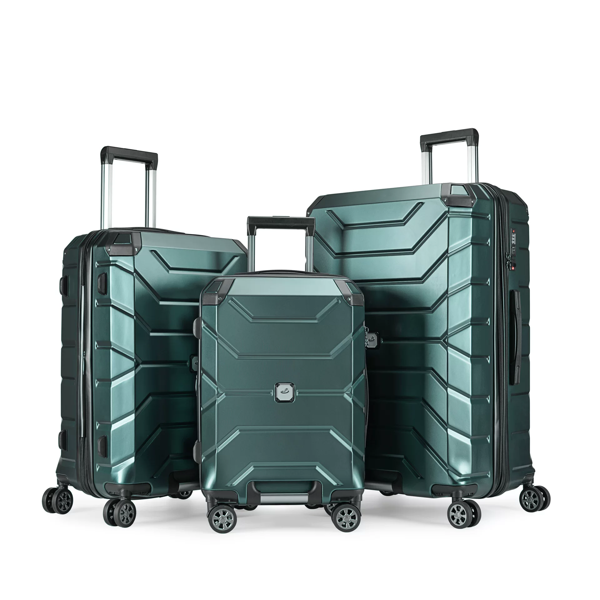 Custom-made travel cases with ABS+PC large-capacity combination boxes, lightweight and silent universal wheels, and all-aluminum pull handles