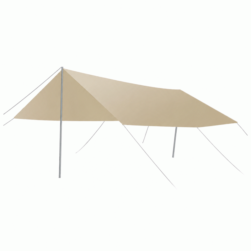 Canopy tent, outdoor camping sunshade, portable rainproof shed, hexagonal tent, camping equipment, camping canopy