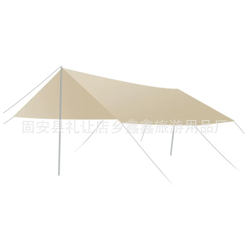 Canopy Tent Outdoor Camping Sunshade Cloth Portable Rainproof Awning Hexagonal Cloth Camping Gear Camping Canopy