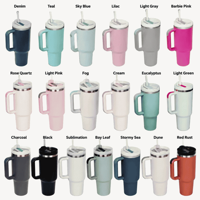 304 stainless steel ice-proof cup, 2nd generation 40oz Stanley car cup, insulated water bottle