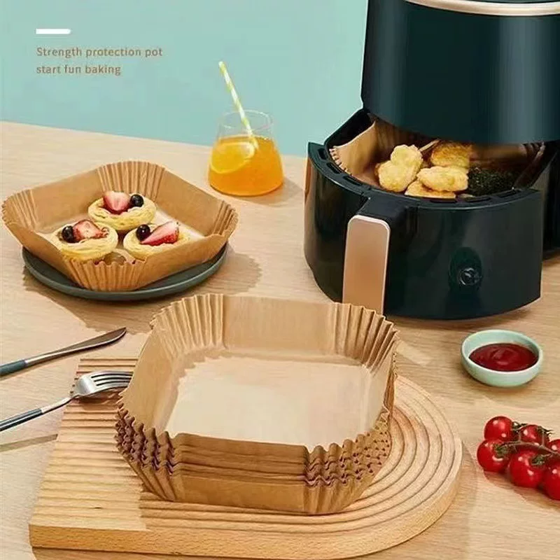 Air fryer special paper, air fryer paper, baking paper, oiled paper, oil-proof paper, air fryer baking paper, silicone oil paper