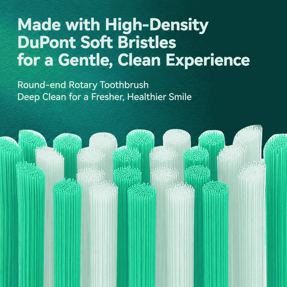 Rotating head electric toothbrush, fully automatic, USB charging, adult soft bristles, 360-degree waterproof, rotating type