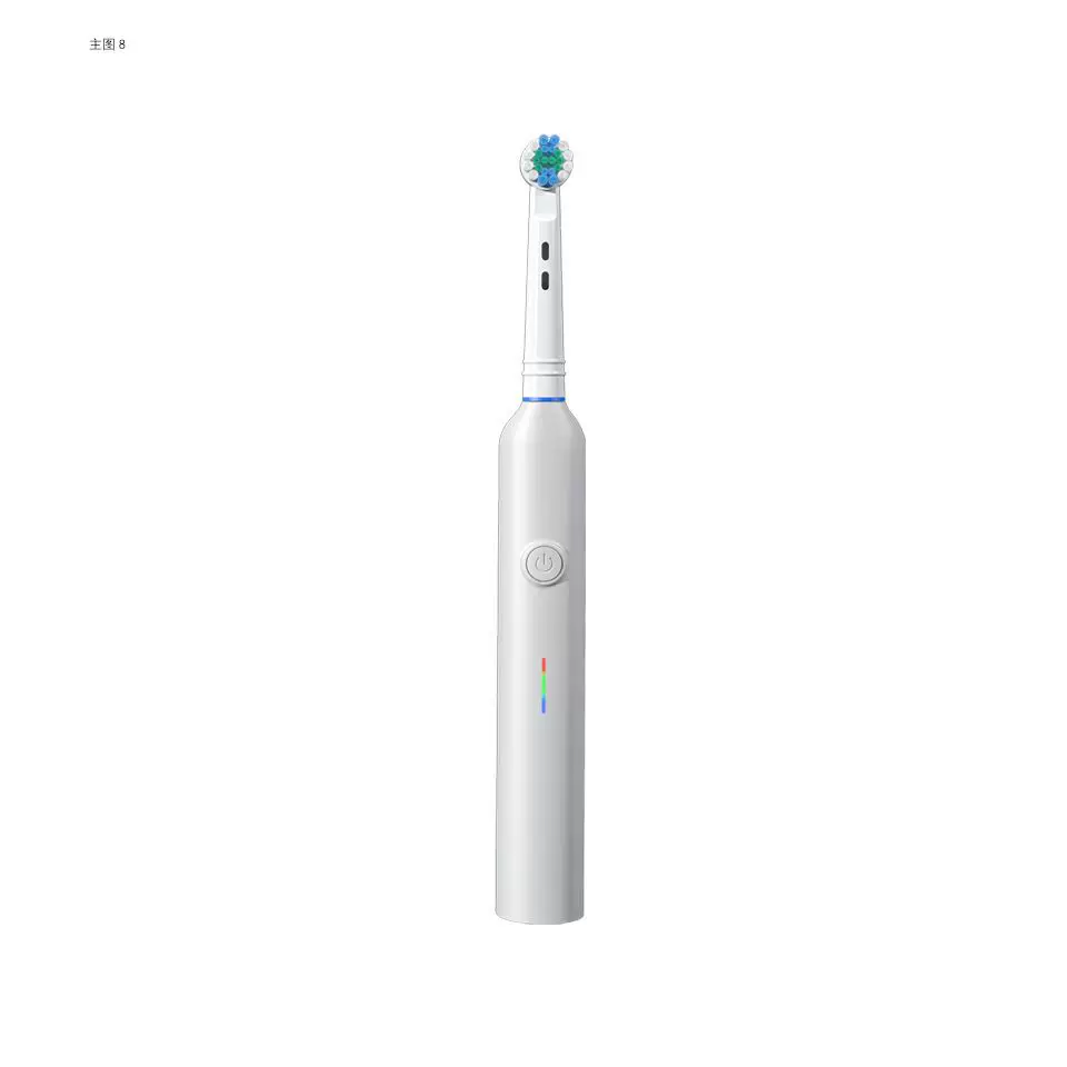 New cross-border rotating head electric toothbrush, fully automatic usb charging, adult soft bristle 360-degree waterproof rotating type
