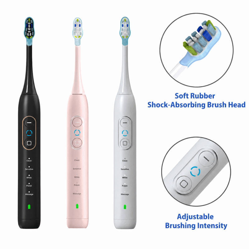 Electric toothbrush on special offer, magnetic levitation metal shaft, English neutral sound wave sweeping vibration