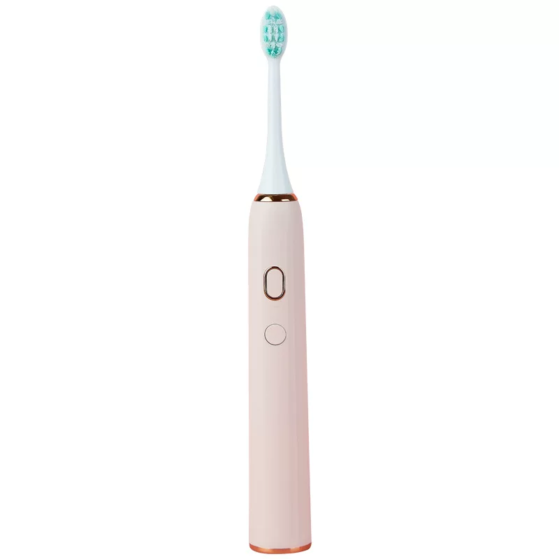Portable electric toothbrush set, cross-border soft bristle waterproof ultrasonic charging model, 15-speed adjustable automatic electronic toothbrush