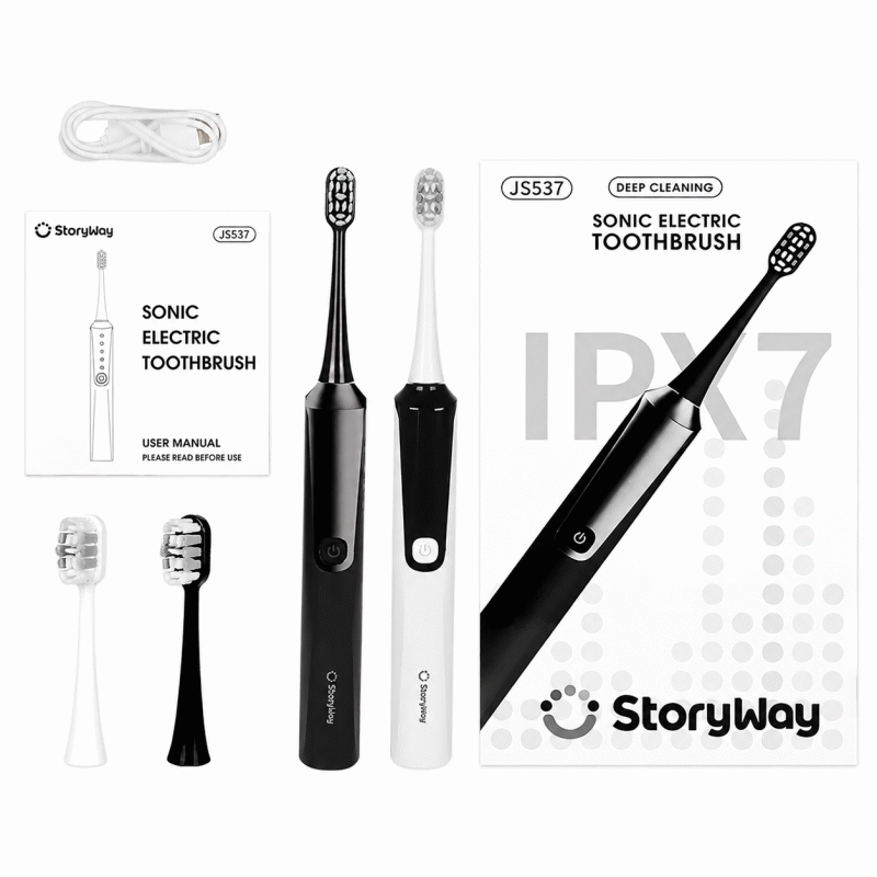 Electric toothbrush for adults, automatic soft brush and vibration integration, four-level adjustment, sonic electric toothbrush