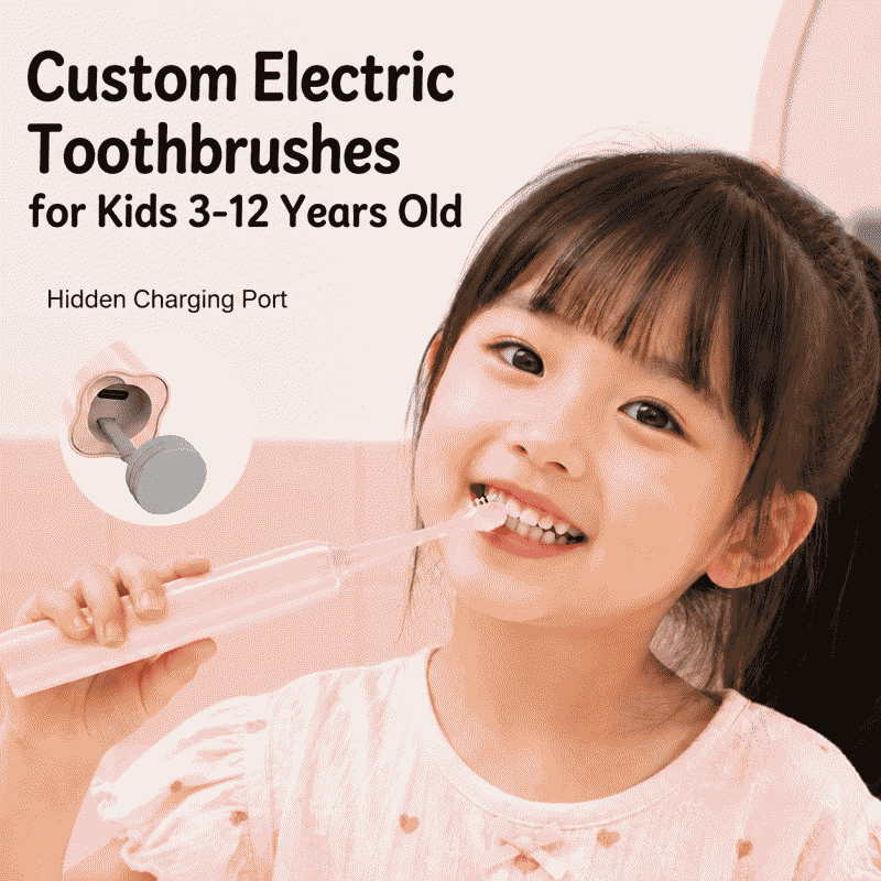 Children's electric toothbrush, anti-cavity, new model, sweeping and vibrating sonic electric toothbrush