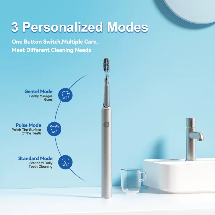 Wholesale and consignment of new cross-border small brush head Popsicle electric toothbrushes, adult soft bristle brushes, couple sonic electric toothbrushes