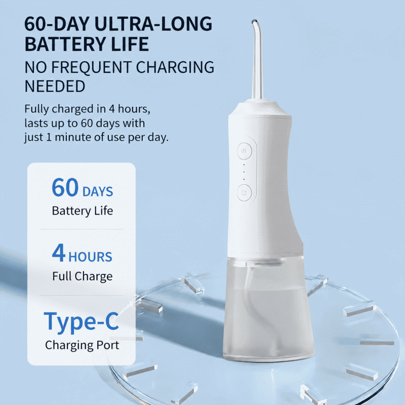 Household electric toothbrush, portable cleaning toothbrush, powerful oral cleaning device, water flossing device