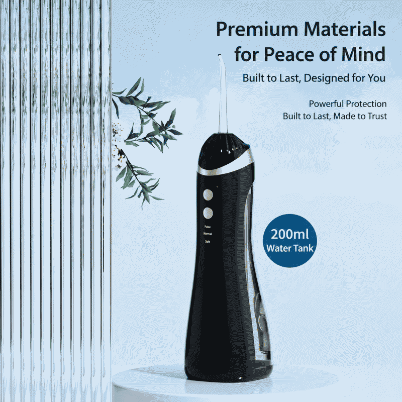 New portable water flosser for home use, specially designed for orthodontics, high-pressure water flossing device for removing dental calculus and tartar