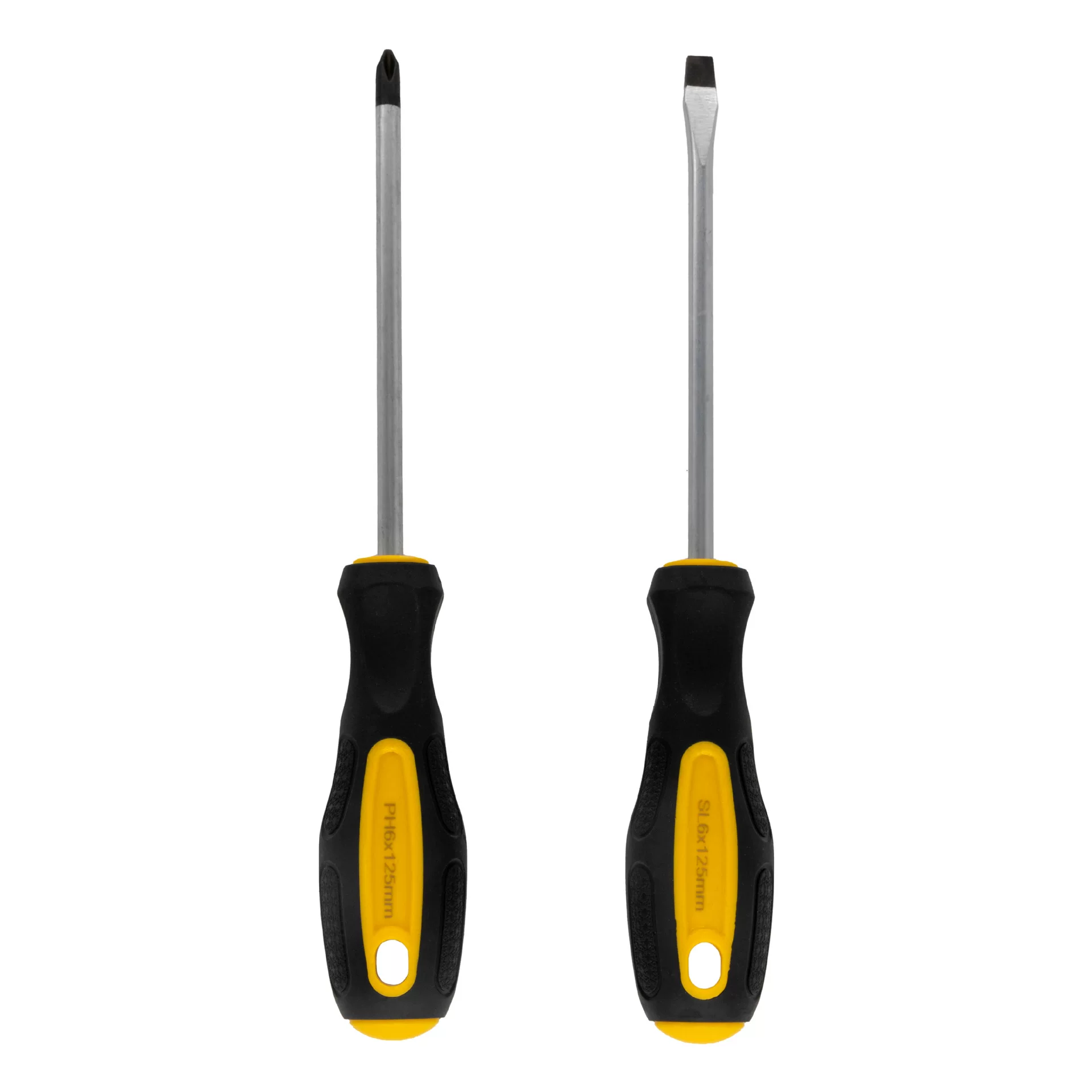 ndustrial-grade cross-head screwdriver with magnetic extension, 1/4-inch angle-pointed screwdriver set with magnetic head, wholesale with rubber handle screwdriver, metric size