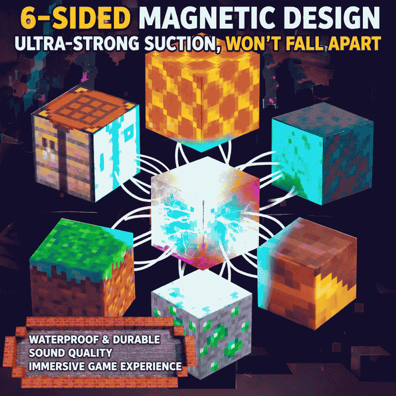 My World Magnetic Building Blocks, magnetic children's gifts, boys' educational free assembly toys, magnetic blocks, Dogwood