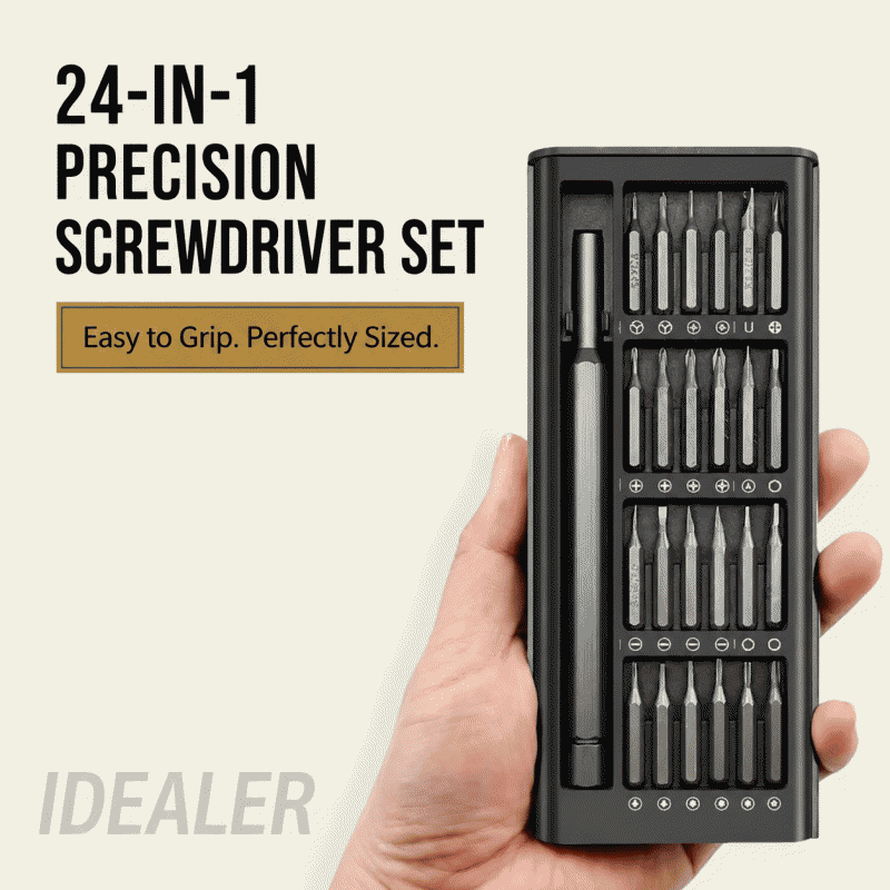 24-in-1 precision magnetic screwdriver multi-purpose set for mobile phone disassembly, screwdriver tool set, multi-function disassembly