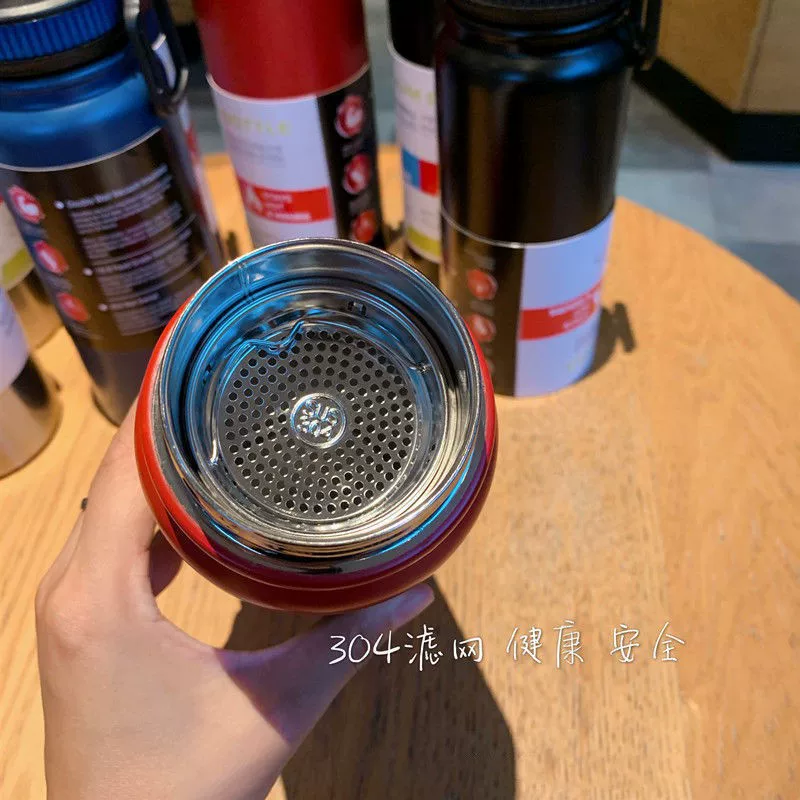 跨境热销不锈钢太空壶304大容量健身运动水壶户外旅行车载保温杯