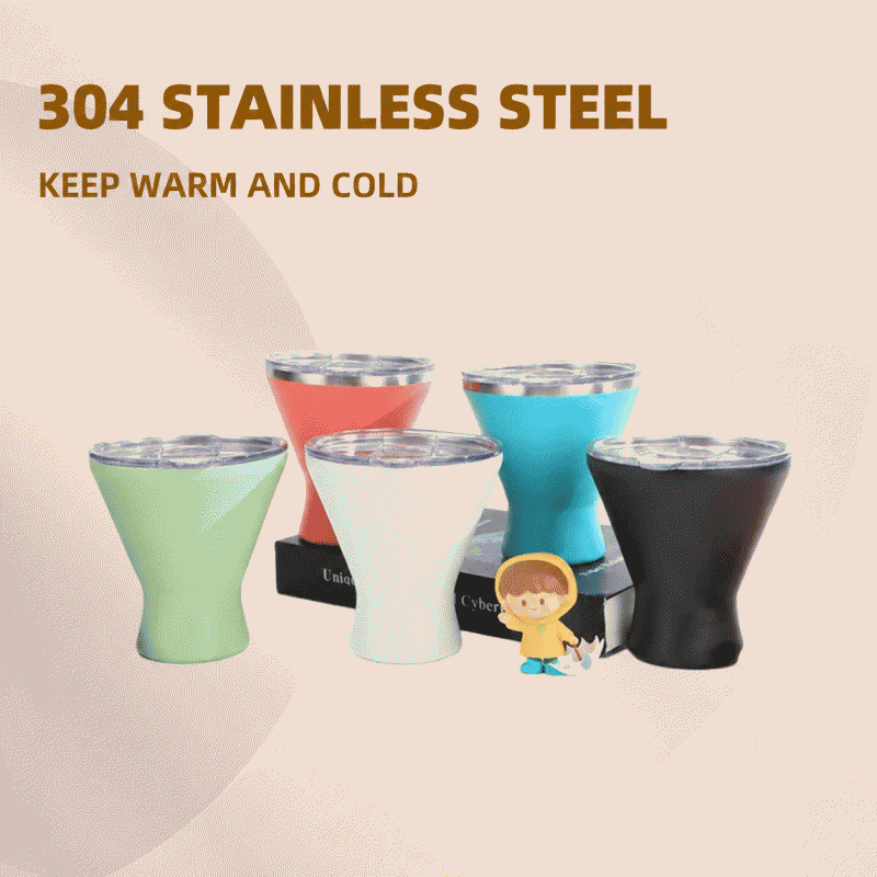 New 304 stainless steel water cup 10oz, insulated and cool-keeping, ice-block cup, car-mounted insulated cup, coffee cup