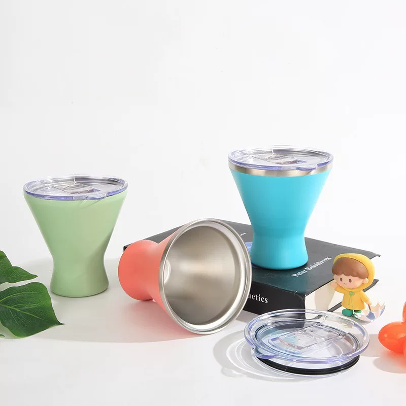 Wholesale of new cross-border 304 stainless steel water cups, 10oz insulated and chilled ice cups, car insulated cups and coffee cups