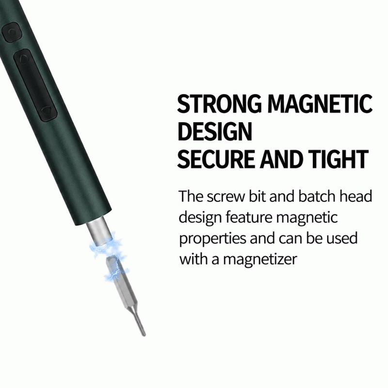 28-in-1 multi-function mini precision electric screwdriver set with rechargeable LED light for screws