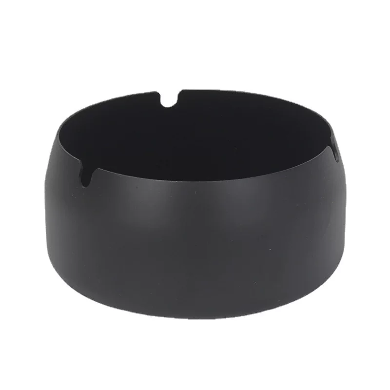 Direct sales and wholesale of thickened stainless steel color-plated metal ashtrays, windproof and shockproof creative and personalized advertising gifts from the manufacturer