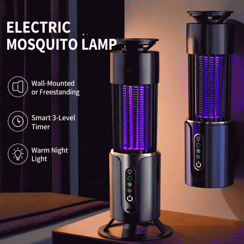 Motor suction mosquito killer lamp, household outdoor portable USB charging, handheld mosquito eliminator