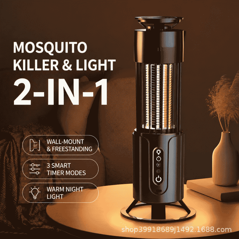 Motor suction mosquito killer lamp, household outdoor portable USB charging, handheld mosquito eliminator